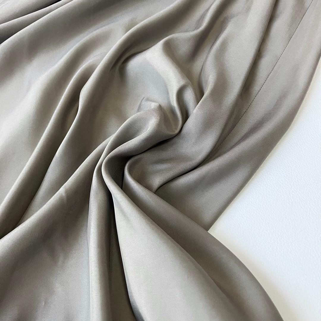 新品タグ付き 定価4万円 プレインピープル Iラインワンピース カーキ とろみ