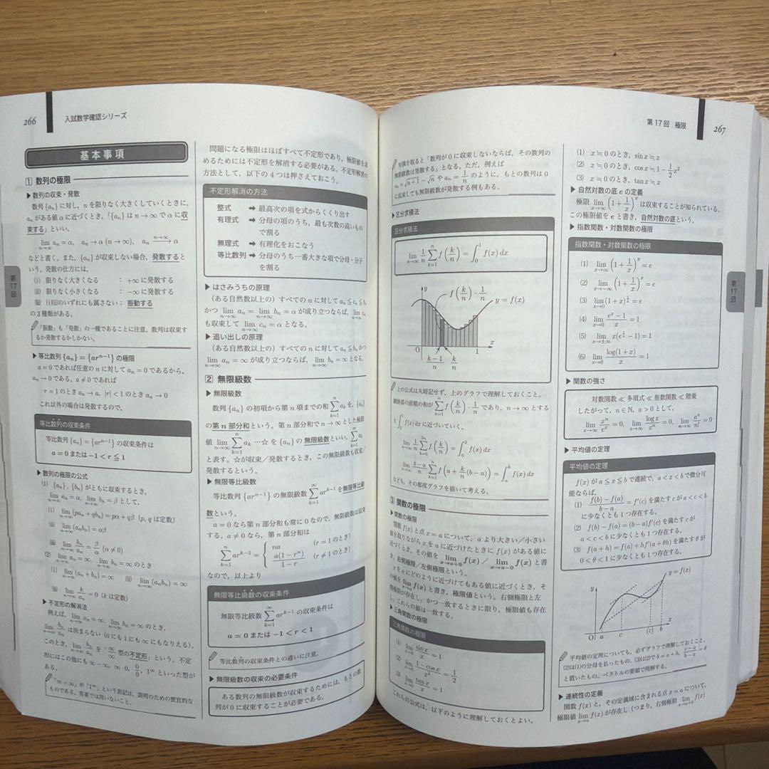 入試数学確認シリーズ 高３理系数学 2024年版