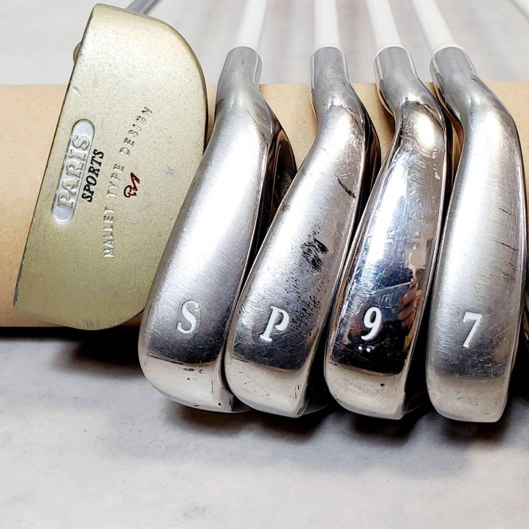 PARIS 400 レディース ゴルフクラブセット 8本 ピンク L 右利き