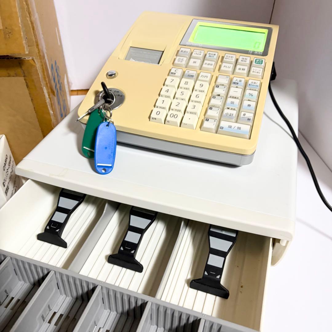 CASIO 電子レジスタ TE-300 感熱紙ロールペーパーセット