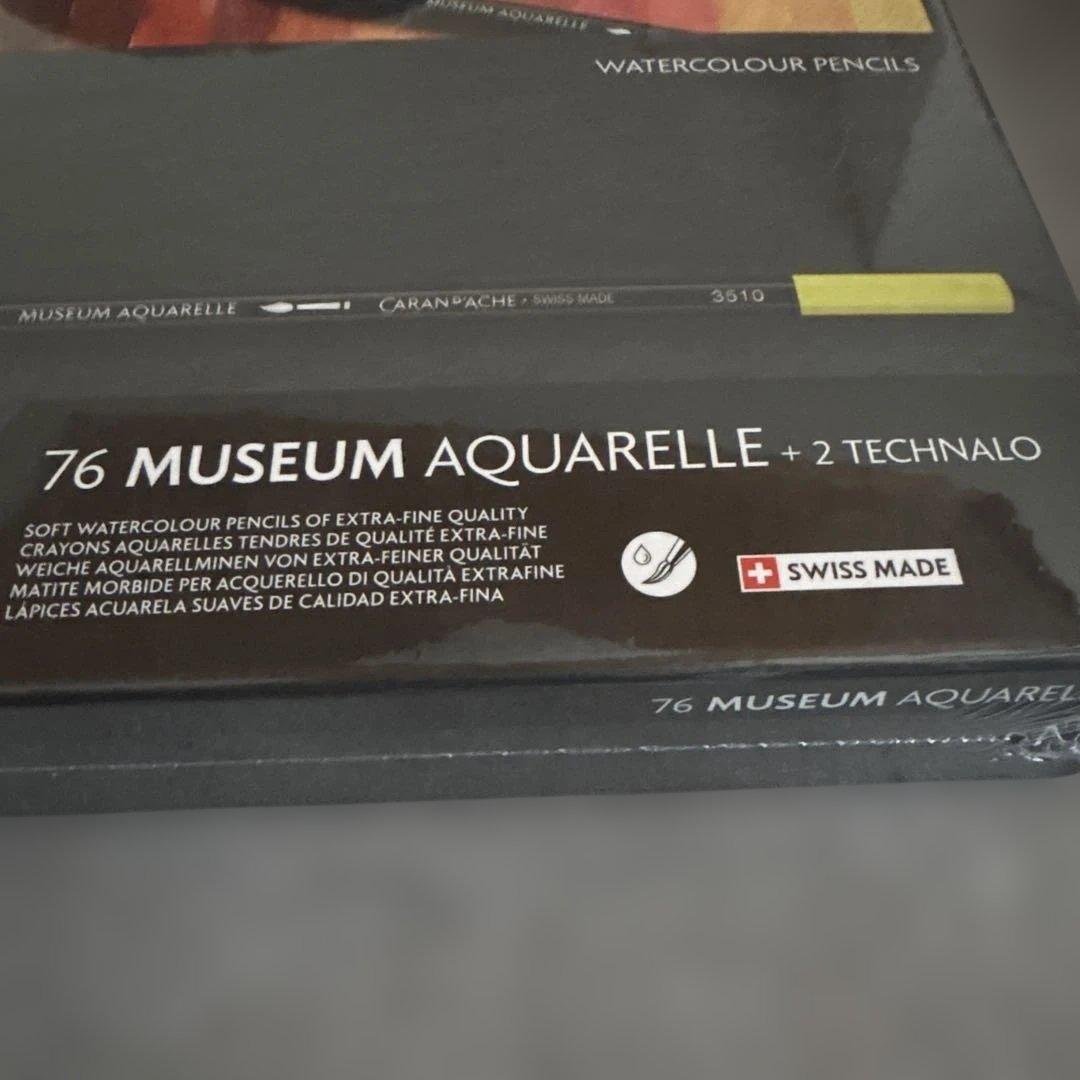 新品未開封　カランダッシュ　ミュージアムアクアレル　水溶性色鉛筆　76色セット