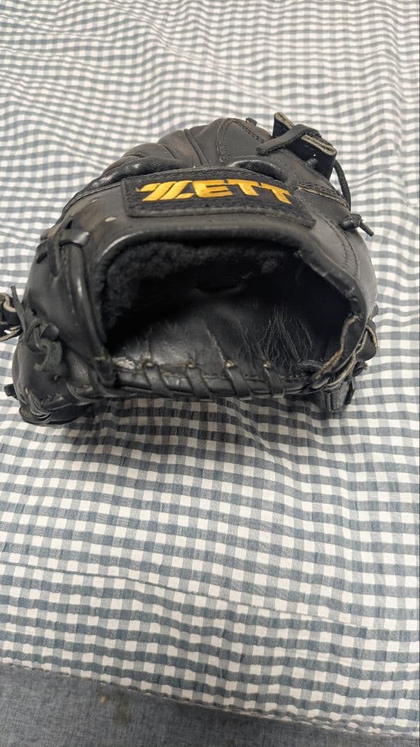 ZETT 硬式グローブ 黒　プロステータス