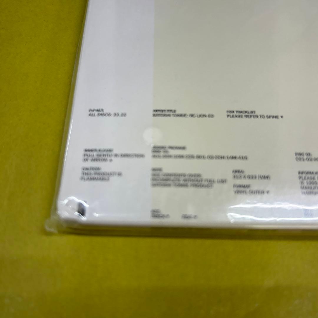 サトシ・トミイエ／RE -LICK -ED アナログレコード3枚組