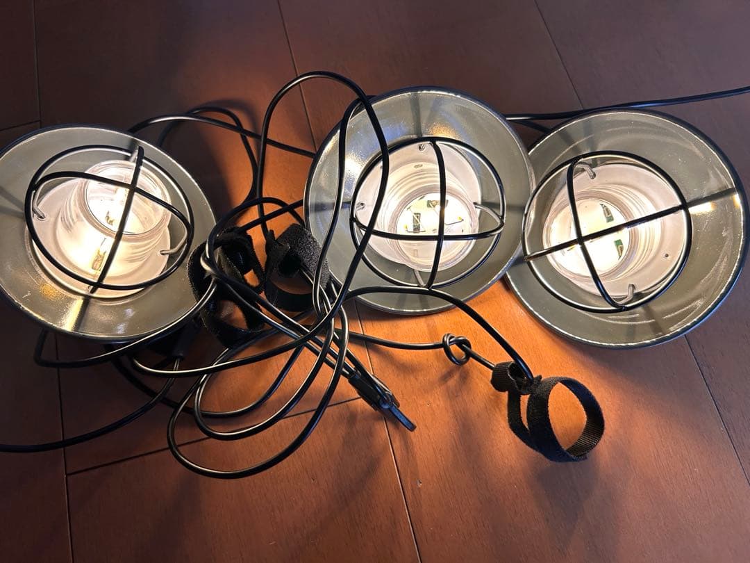 ベアボーンズ 3連 ランタン エジソンストリングライトLED 使用確認済