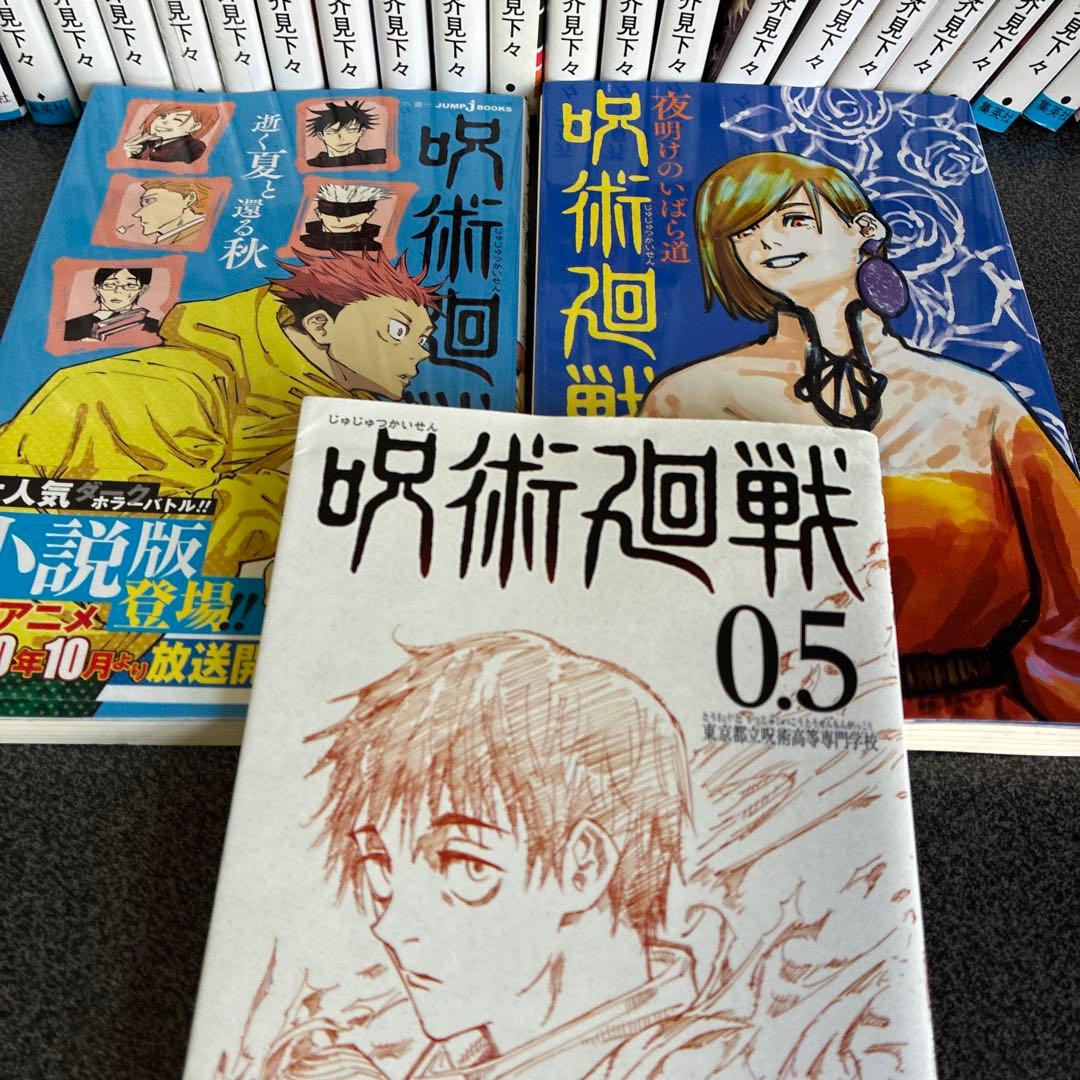 呪術廻戦 全巻セット 0巻〜30巻➕0.5巻➕公式ファンブック＋小説3冊