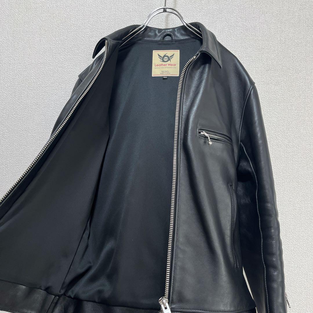 【未使用級】666 Triple Six シングル レザージャケット 36