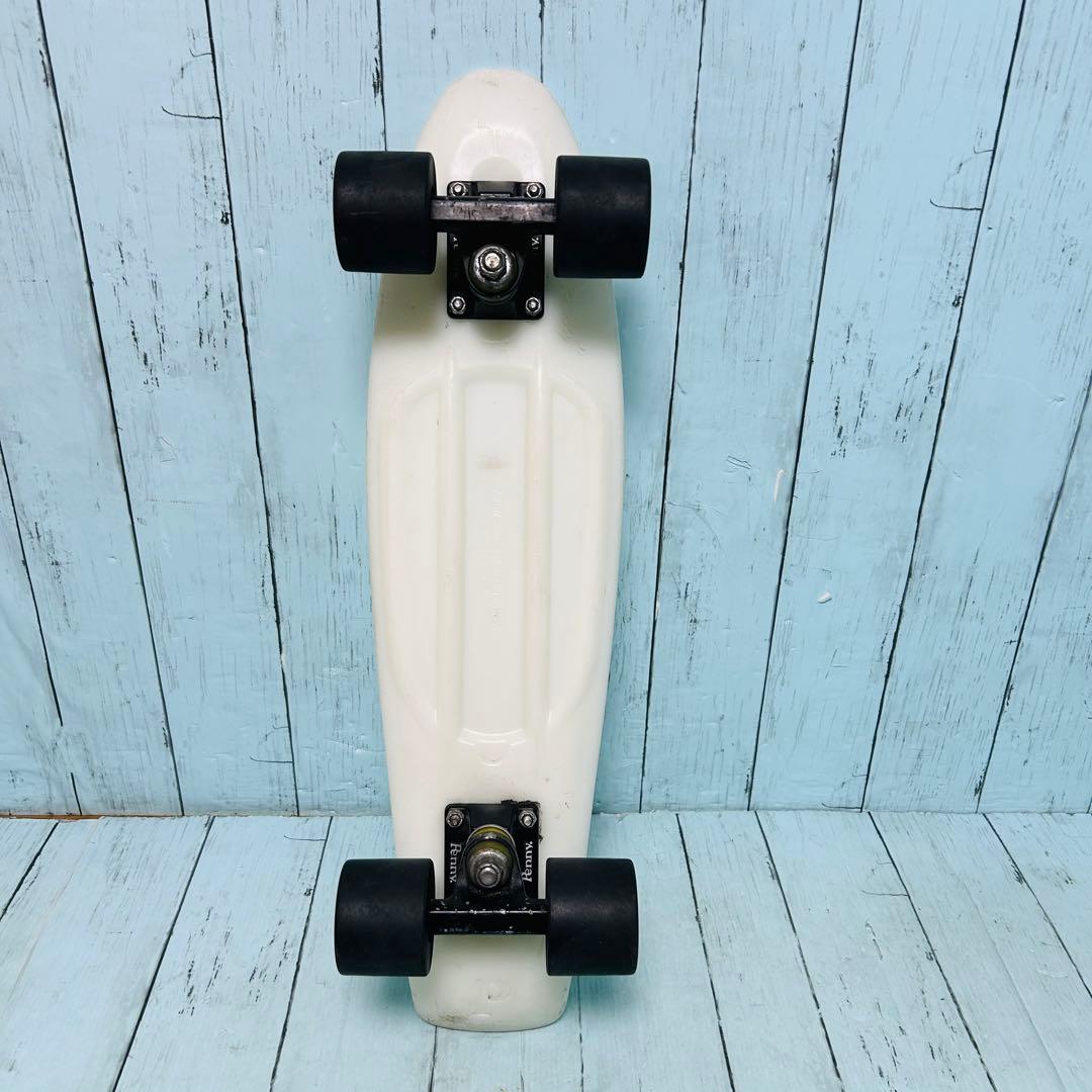 ペニー　スケートボード　Penny 22 白　ホワイト　クリア　サーフィン　蓄光