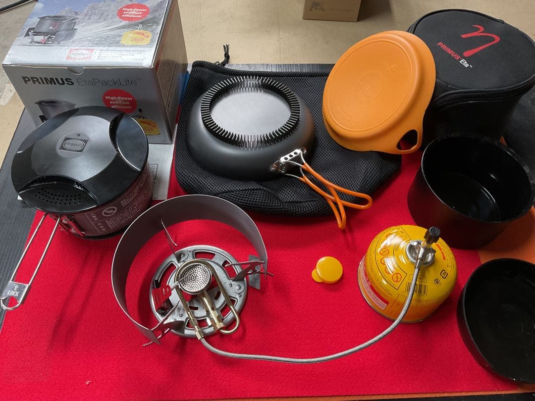 PRIMUS Eta PackLite希少動作良好美品&JETBOILフライパン