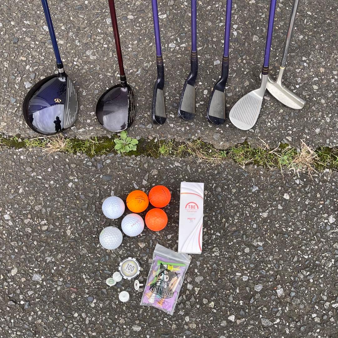 【56】-0010レディース ゴルフクラブセット バッグ付き