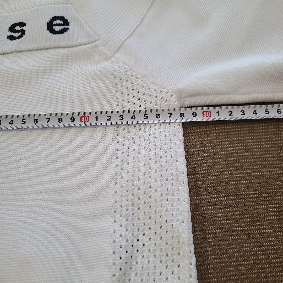 and per se ホワイト フルジップブルゾン