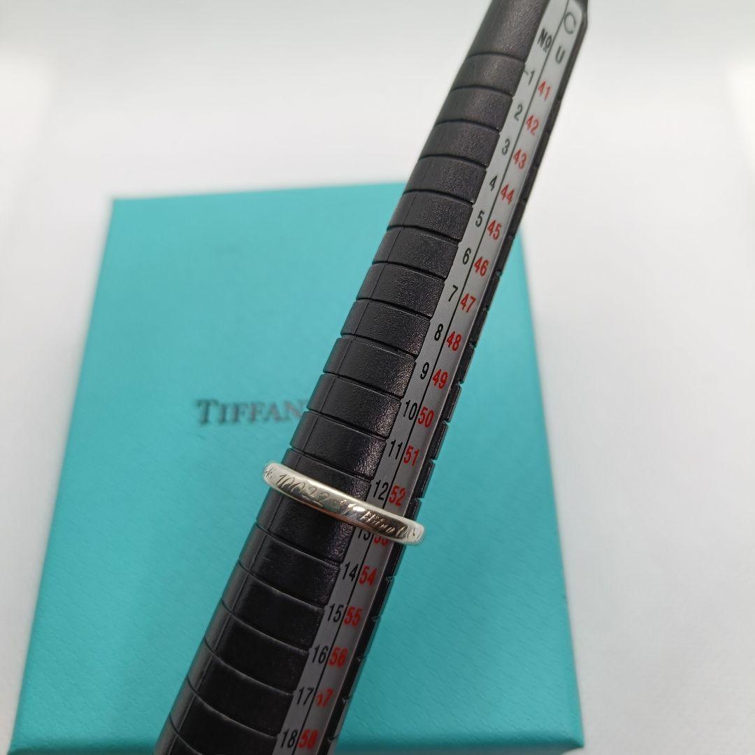 美品✨️　ティファニー　ノーツ　リング　ナロー　925 シルバー