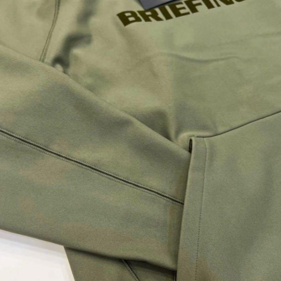 完売品　新品　BRIEFING MEN’S LOGO HOODIE オリーブ　L