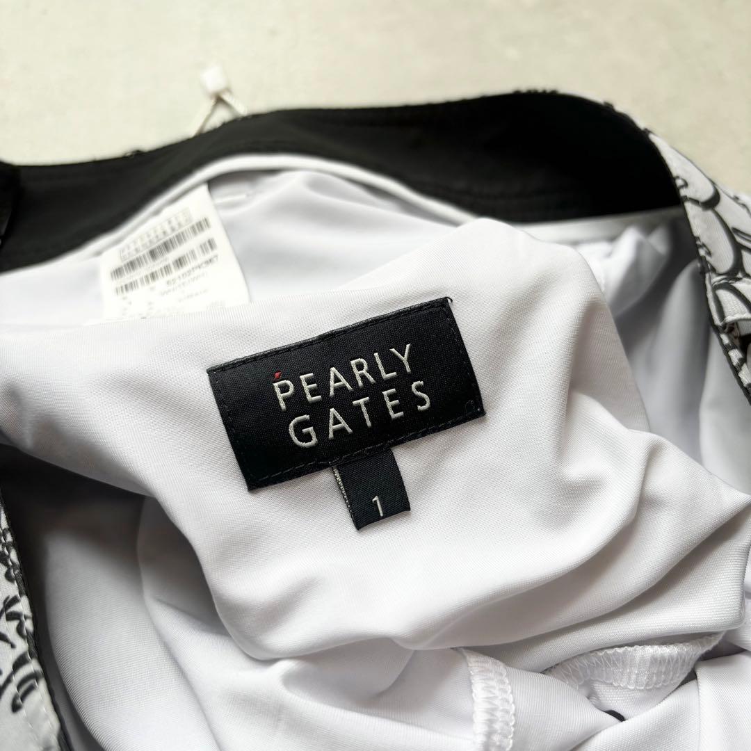 【新品タグ付き】韓国パーリーゲイツ 総柄フリル ストレッチスカート インナー付き