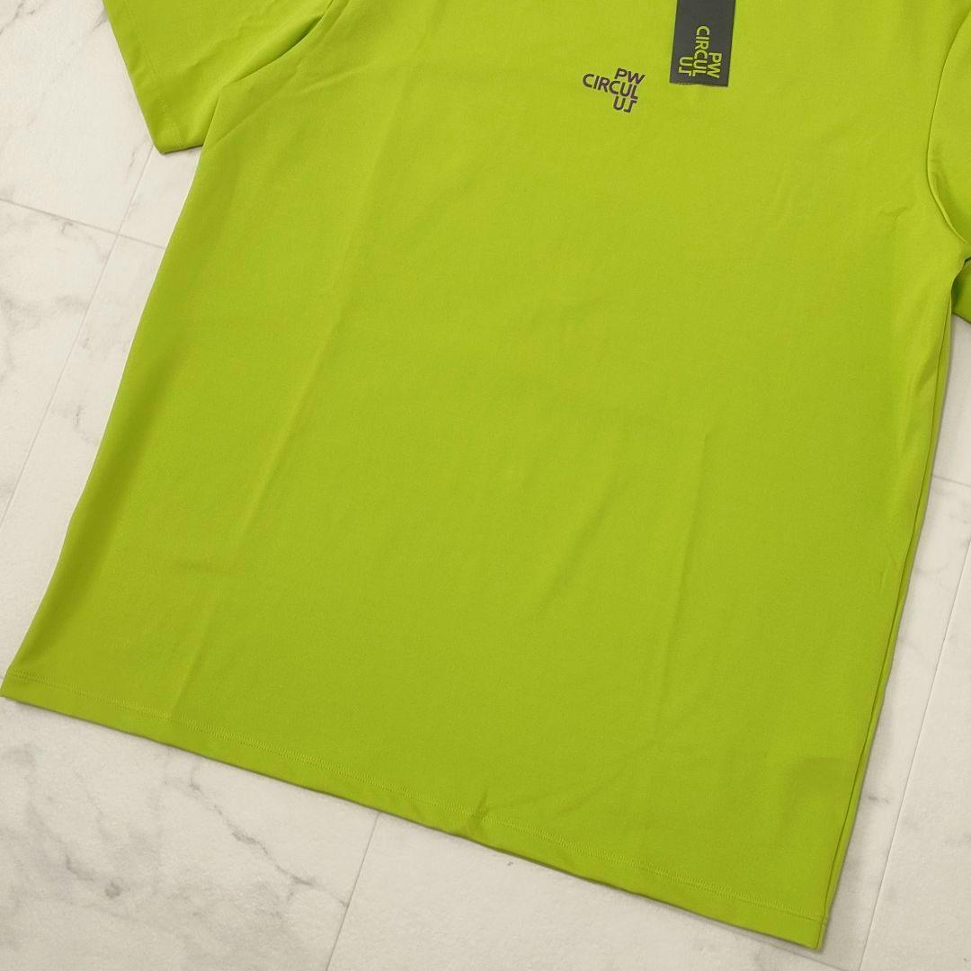 【新品タグ付】PW CIRCULUS　ゴルフ　モックネック　半袖　ストレッチ　M