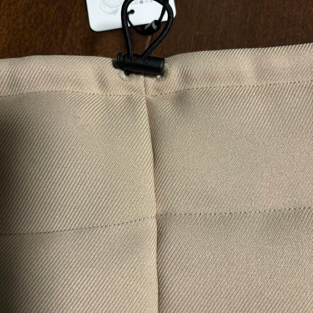 パーリーゲイツ暖かいネックウォーマーブラック×ベージュ色ユニセックス