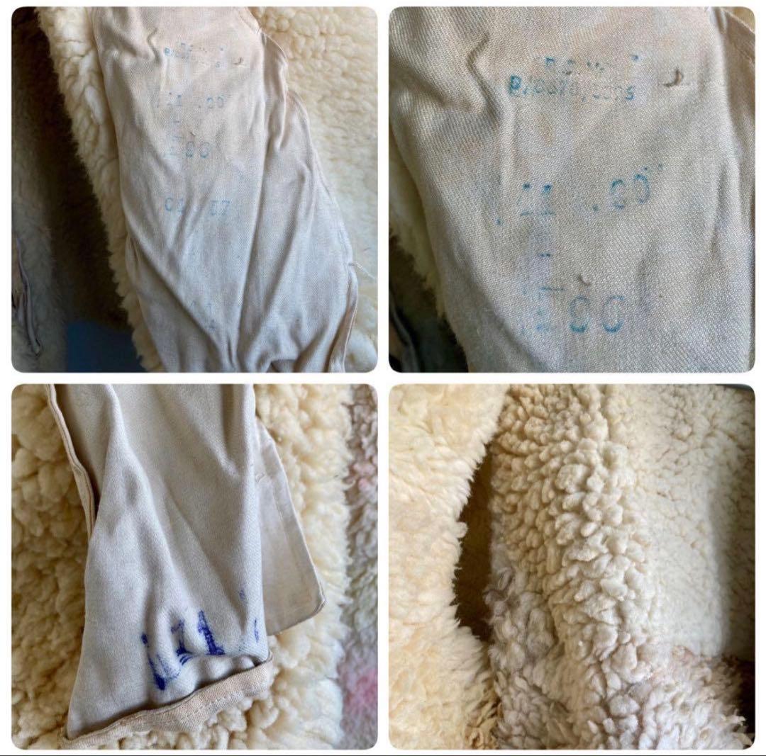 【博物館級】WW2 ドイツ軍 実物 リアルムートン ホワイト オーバーコート