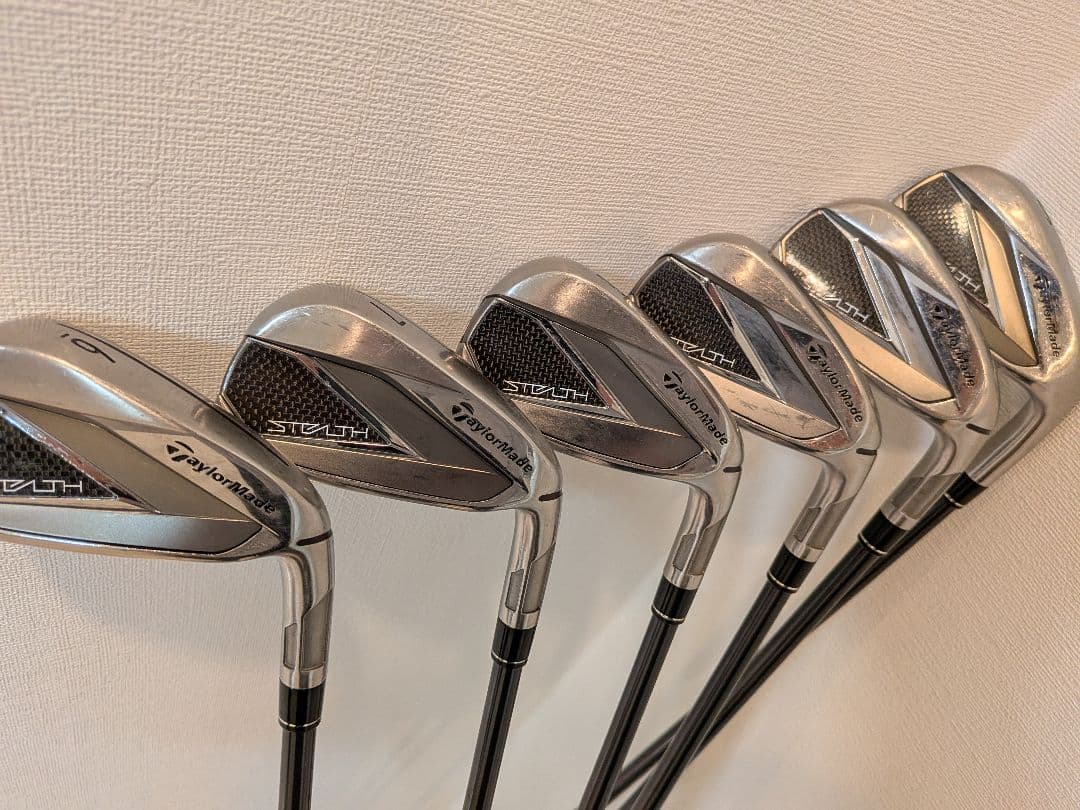 【即戦力】テーラーメイド ステルスアイアン6本セット（6-P,S）純正カーボンS