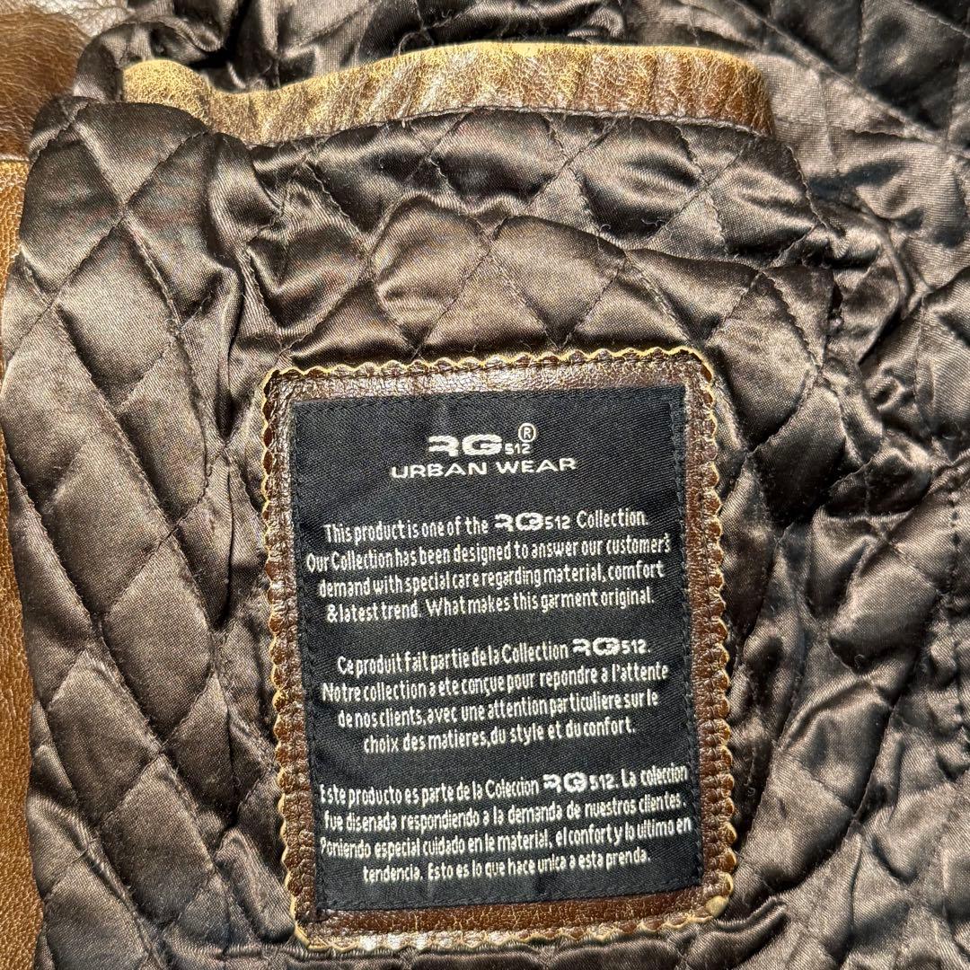 ユーロヴィンテージ RG512 レザージャケット ゴートレザー 山羊革 M