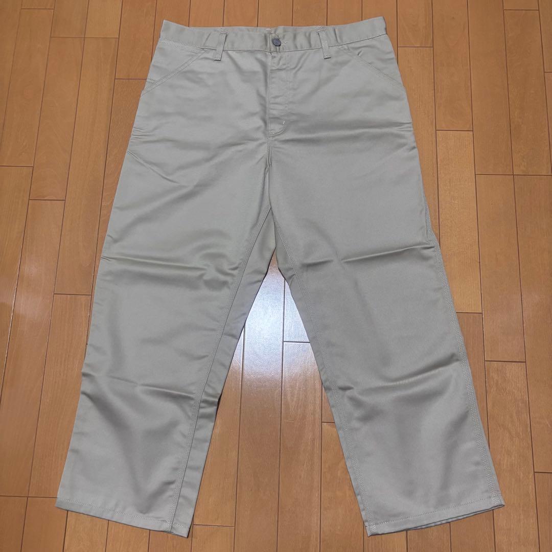 carhartt wip ベージュ simple pant ツイル