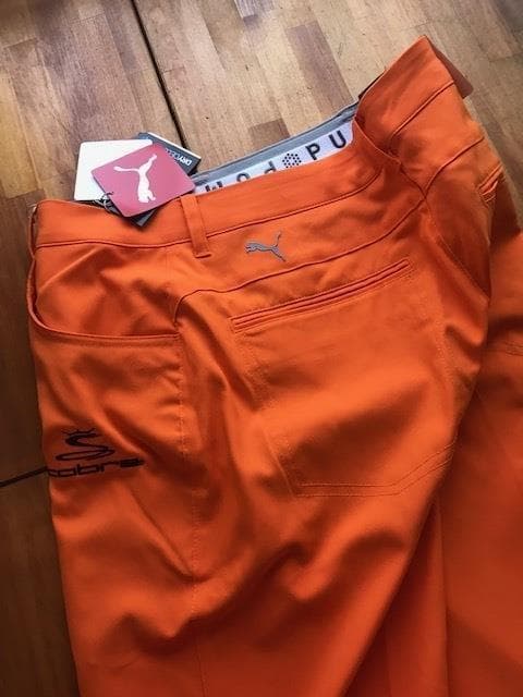USプーマ Jackpot 5Pocket パンツ オレンジ コブラ特注黒刺繍