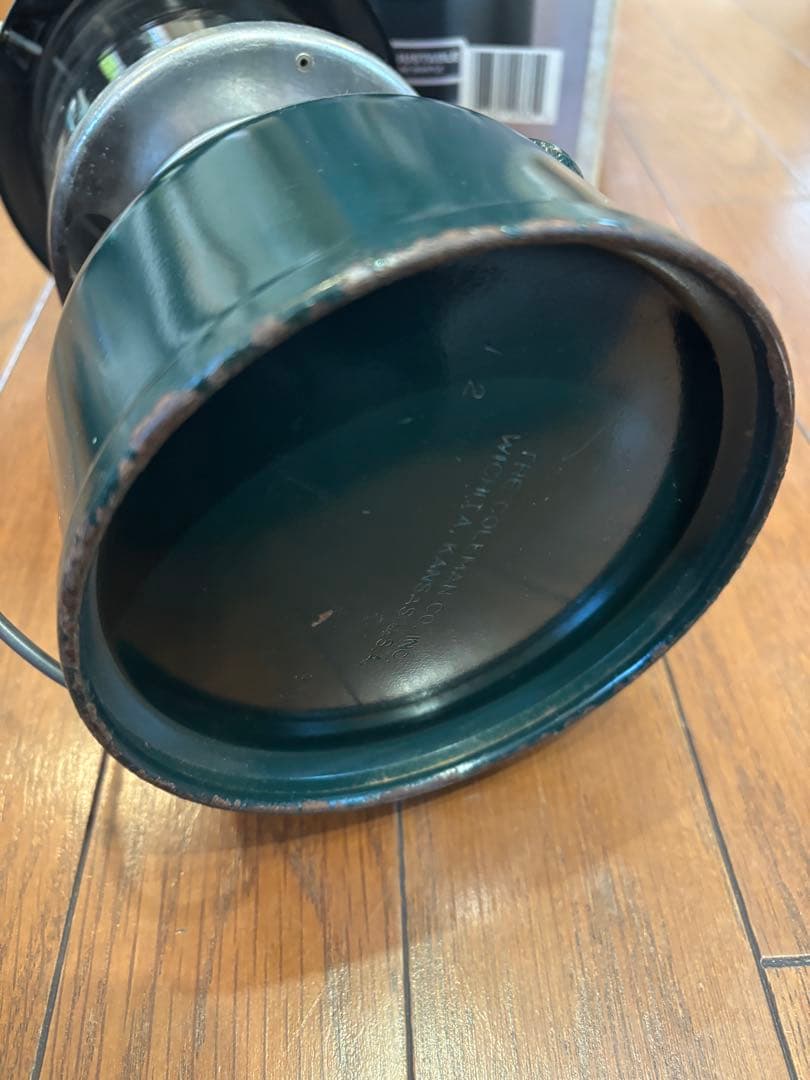 コールマン ガソリンランタン ワンマントルケース・箱付・点灯確認・純正ファンネル