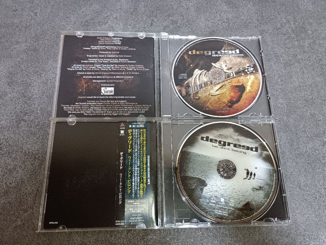 Degreed ディグリード CD4枚セット 日本盤 ロック
