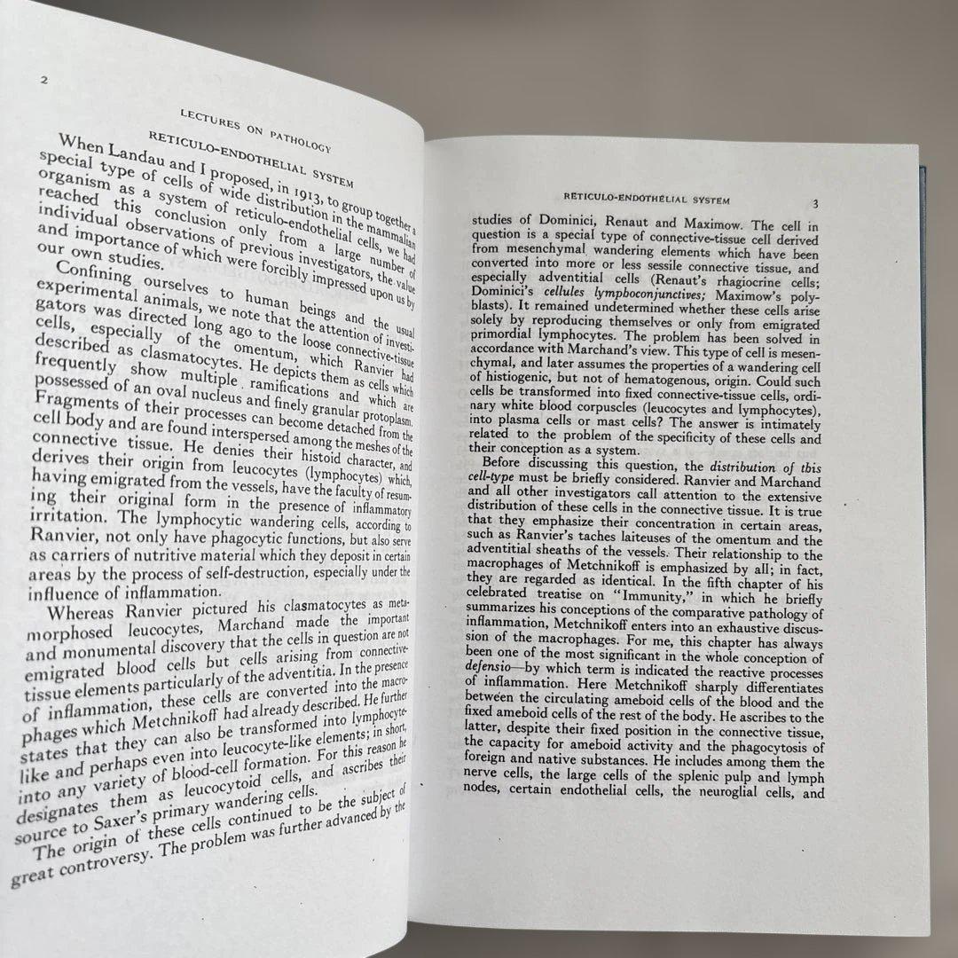 Lectures On Pathology 1924年 復刻版