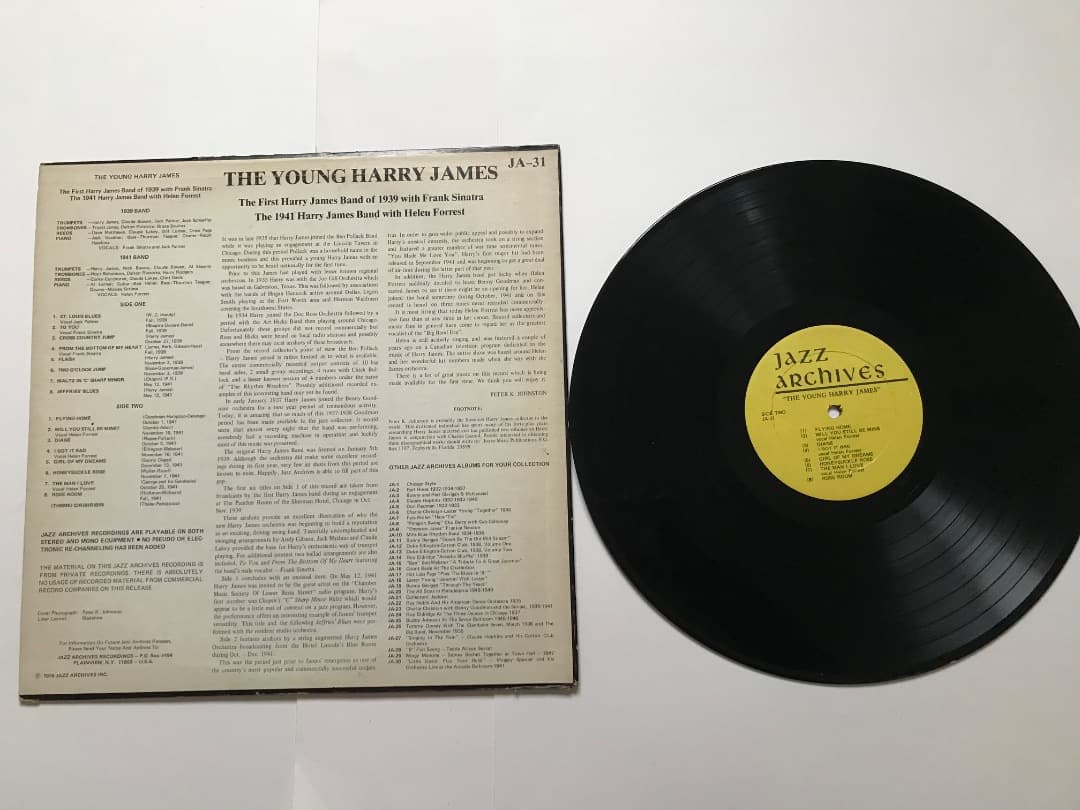 Harry James' Greatest Hits 他２枚レコード