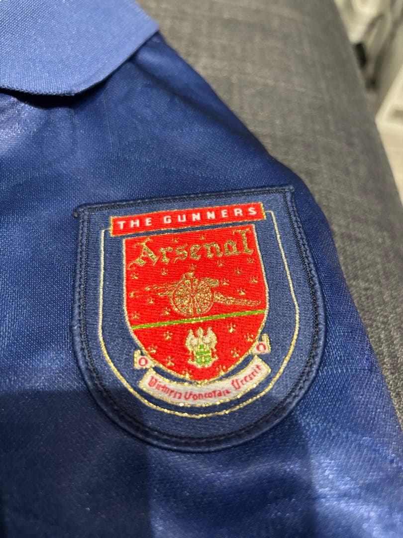 【希少アウェイモデル】アーセナル ９５／９６JVC／襟付きモデル　#432