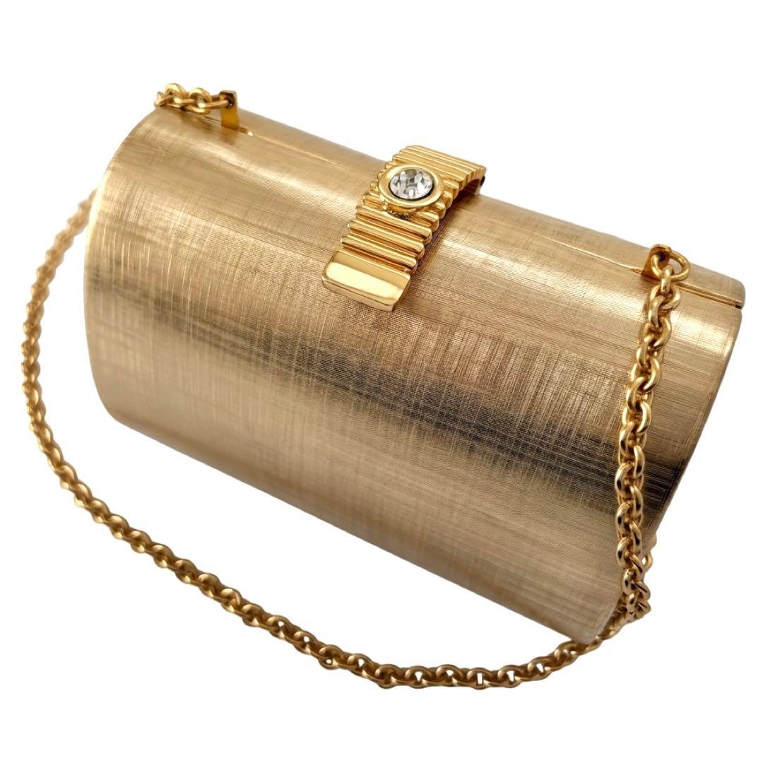 希少 RODO別注 WAKO ゴールド メタリック パーティーバッグ イタリア製