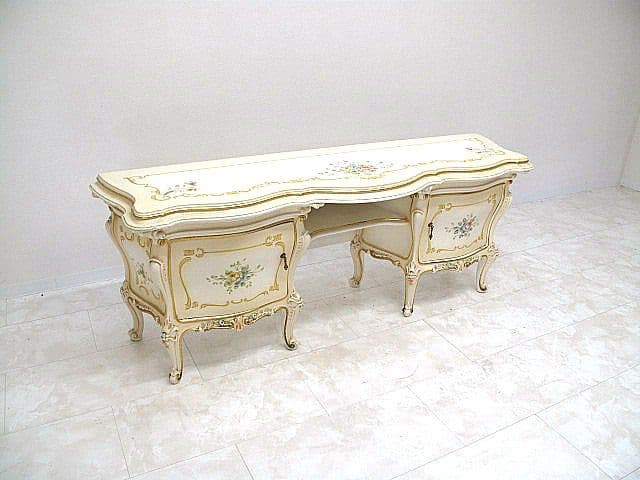 イタリア SILIK シリック ロココ様式コンソールテーブル 　サイドボード