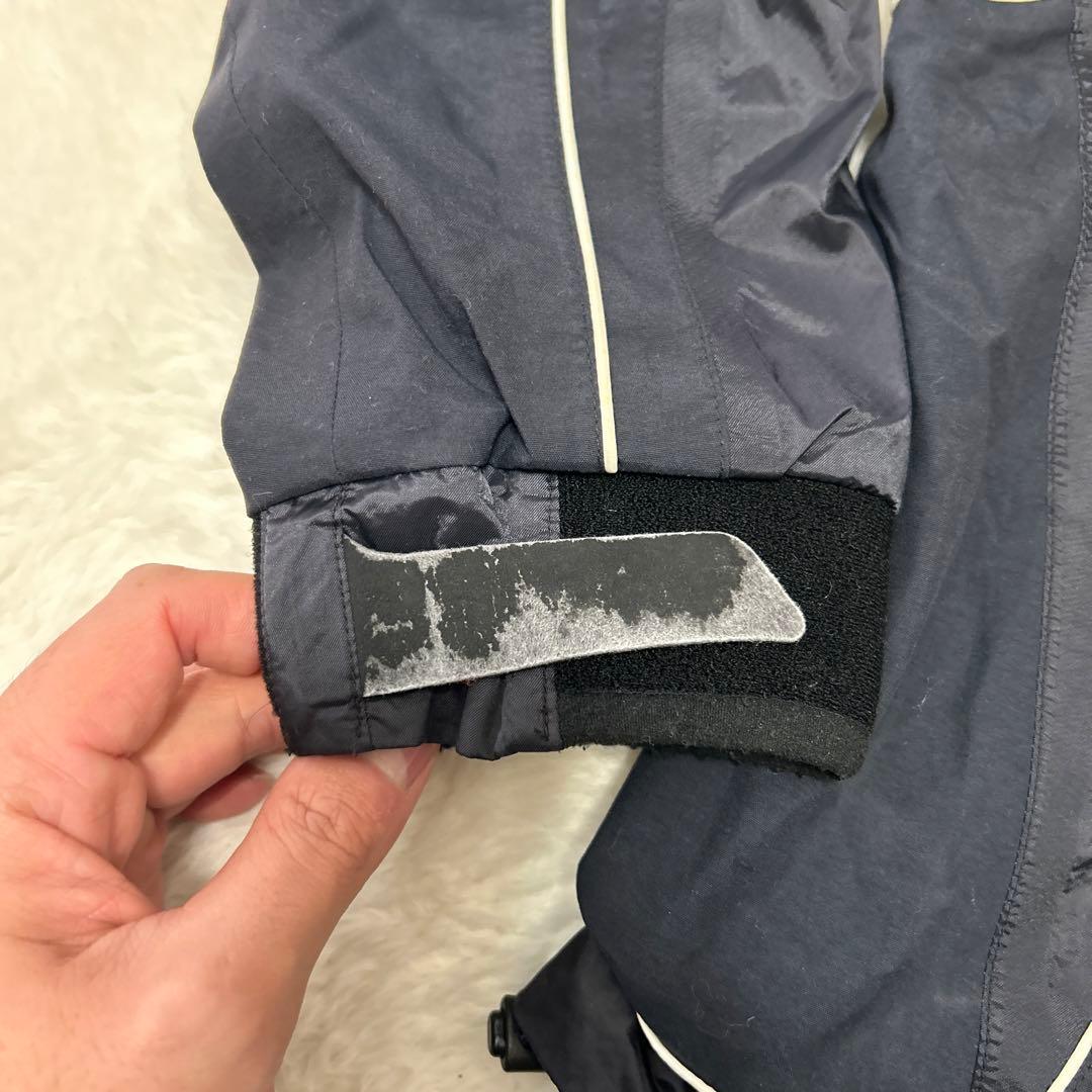 gamakatsu 防水レインウェア ブラック フード付き　ゴアテックス