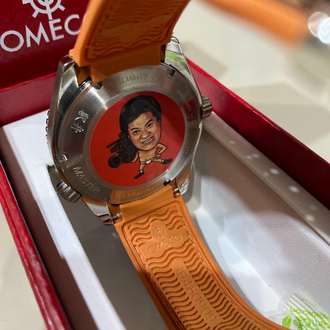 omeko Professional ラバーベルト時計オメコ駅弁マスター新品