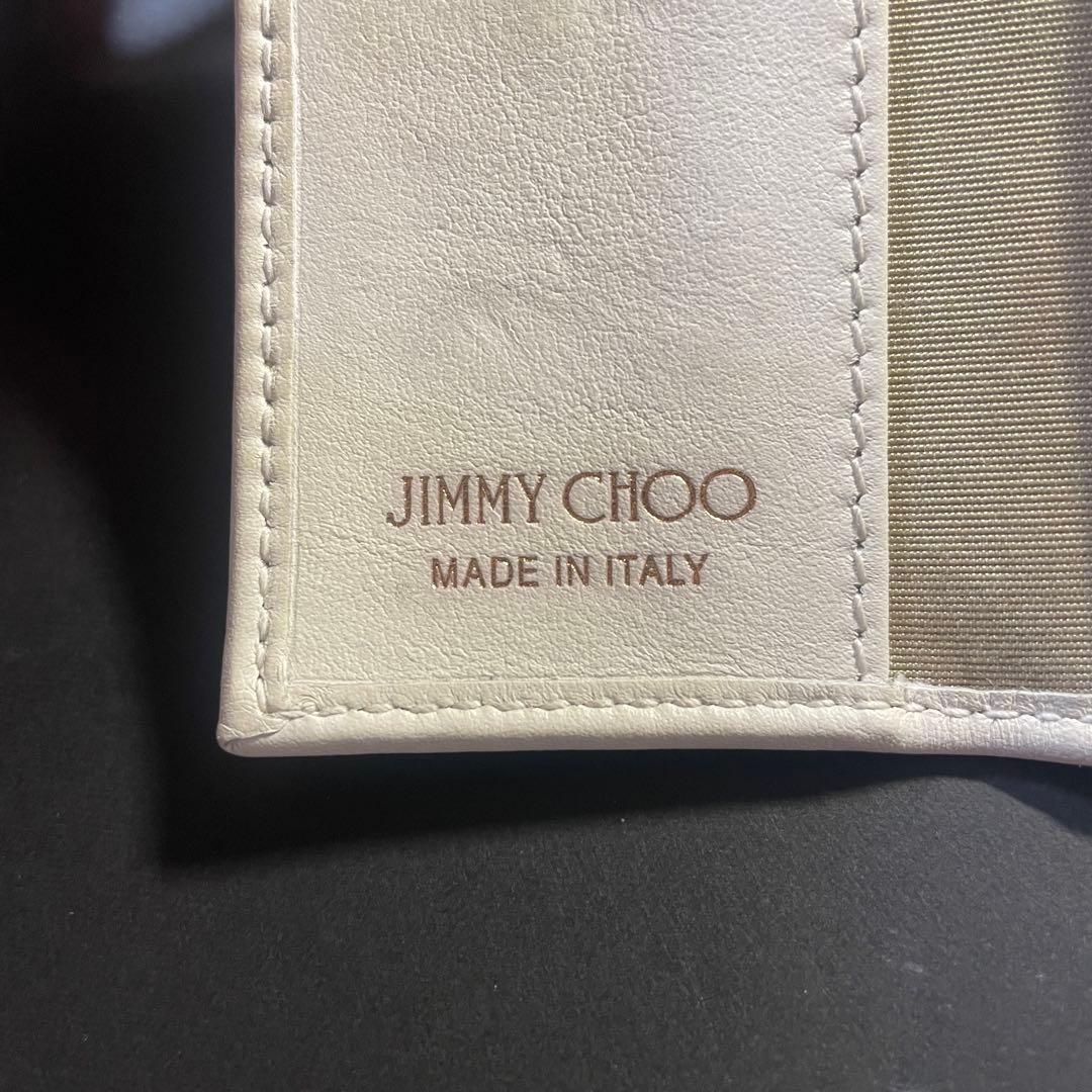 美品✨現行品✨ JIMMY CHOO スタースタッズ 6連キーケース ホワイト