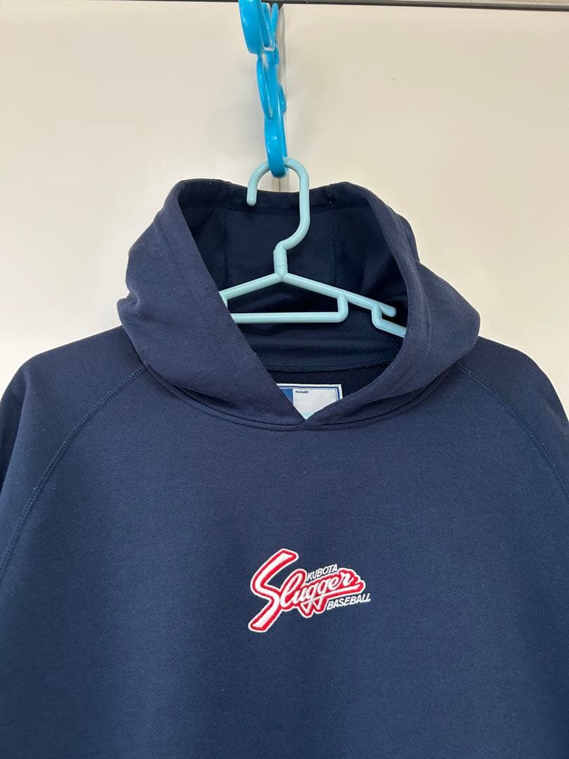 久保田スラッガー野球用パーカーネイビー O/XL