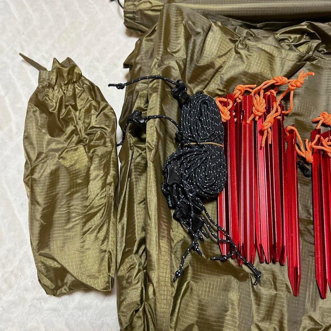 パップテント 軍幕テント 2人用 キャンプ ソロキャンプ アウトドア