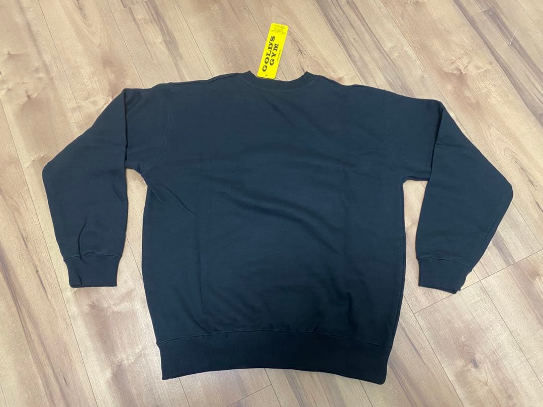 GOLD'S GYM スウェットシャツ L 黒　サンタ　ジョー　新品タグ付き