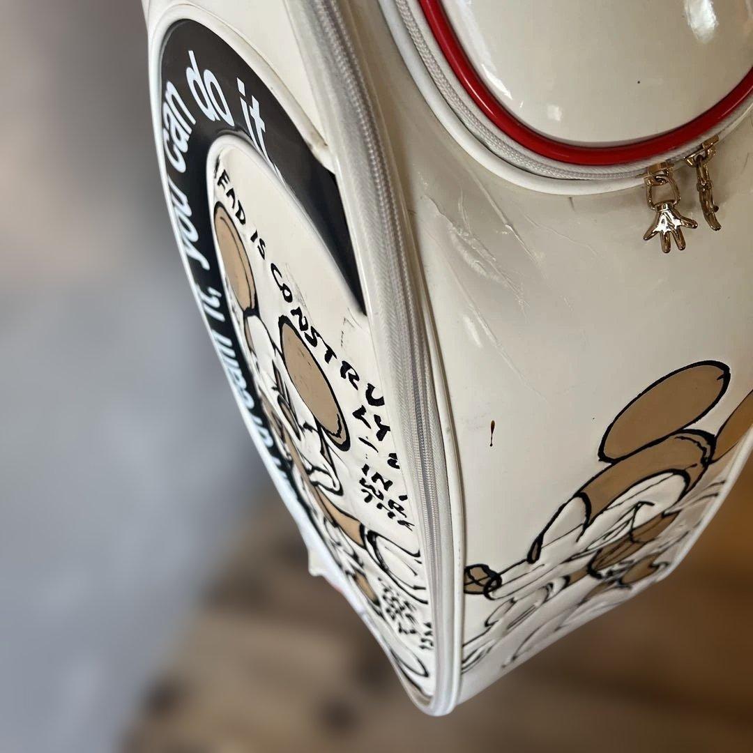 希少　ゴルフ　キャディバッグ 白　ディズニー110周年記念モデルDisney