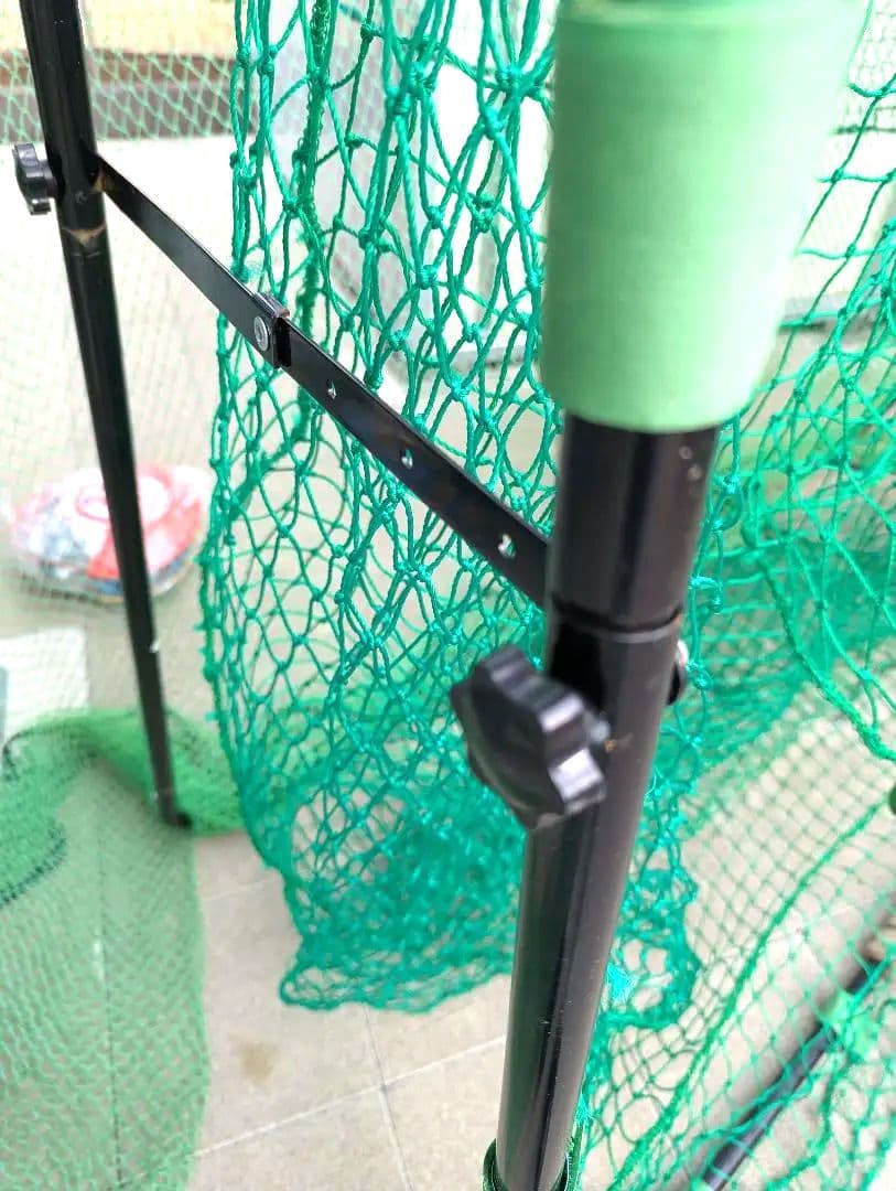 【簡易バッティング練習場】バッティングネット＋フレーム◇ネット3種類3ｍ×9m◇