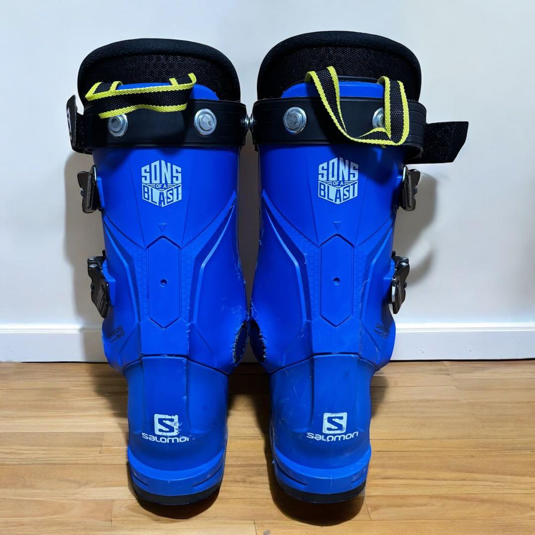 良品✨サロモン S/RACE65 22.5cm ジュニア上位モデル スキーブーツ