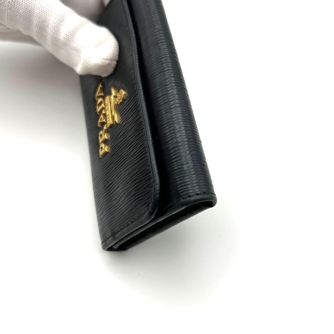 プラダ PRADA 6連キーケース ブラック 黒 サフィアーノ レザー