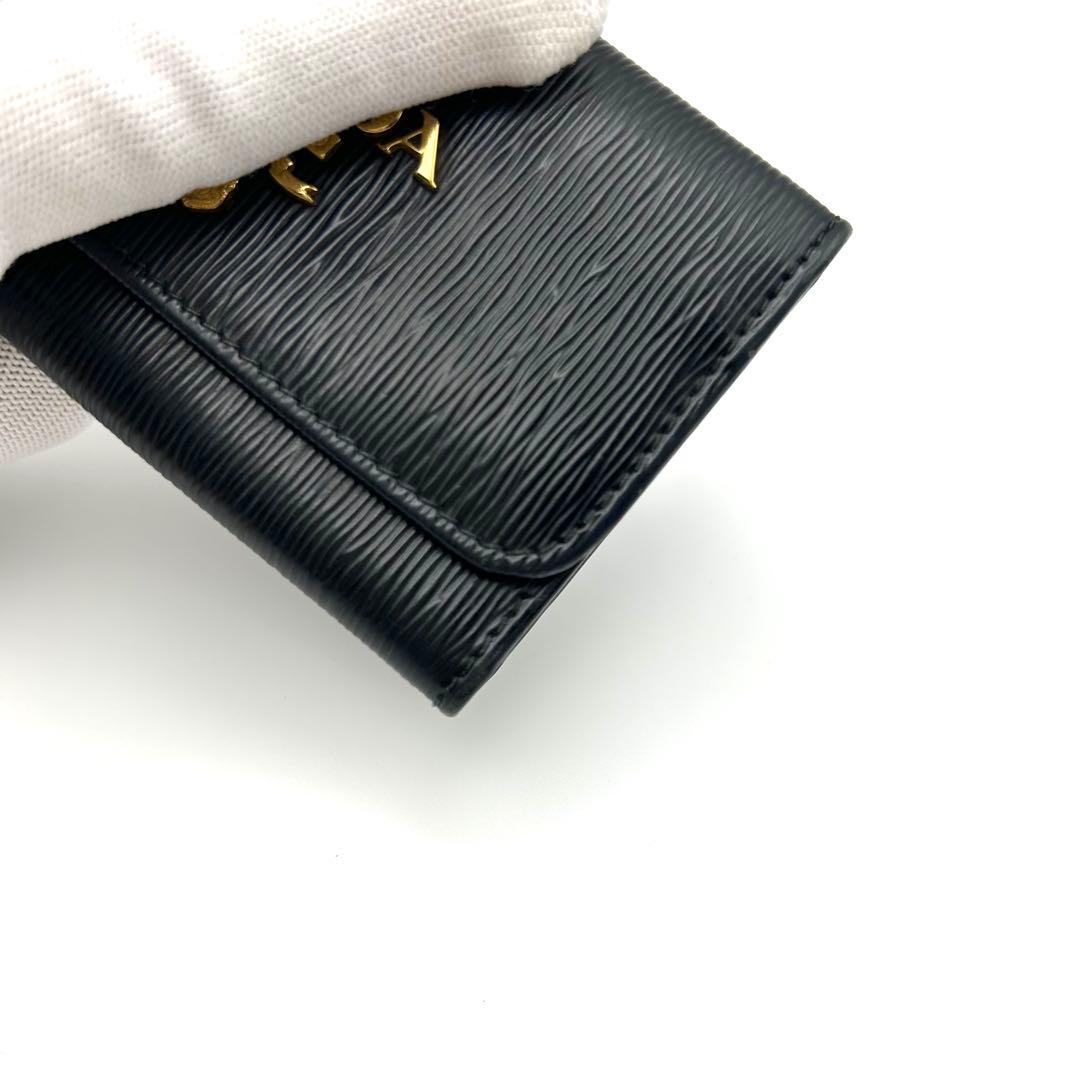 プラダ PRADA 6連キーケース ブラック 黒 サフィアーノ レザー