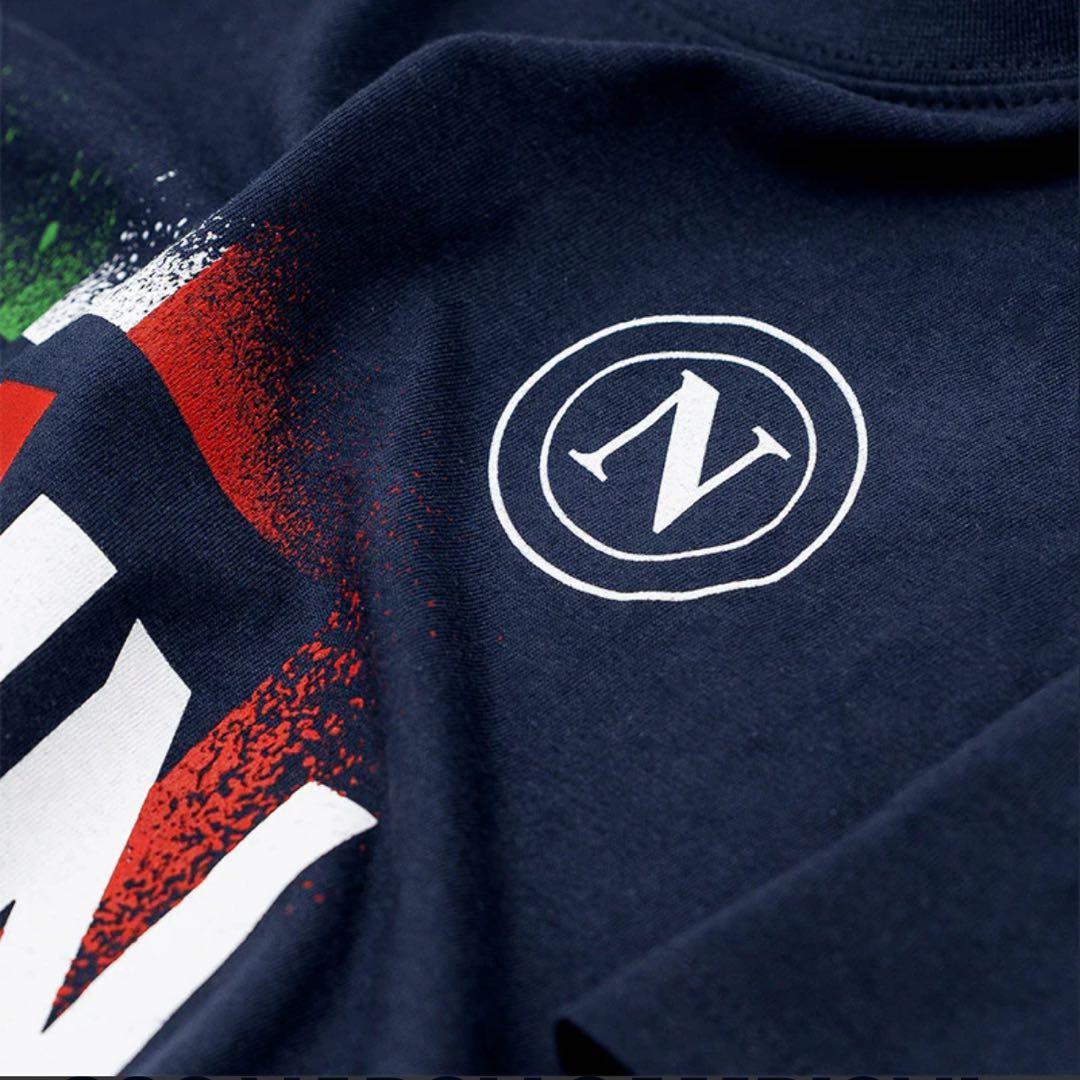 SSC ナポリ 4度目のスクデット 公式 記念 Tシャツ AG4IN Lサイズ