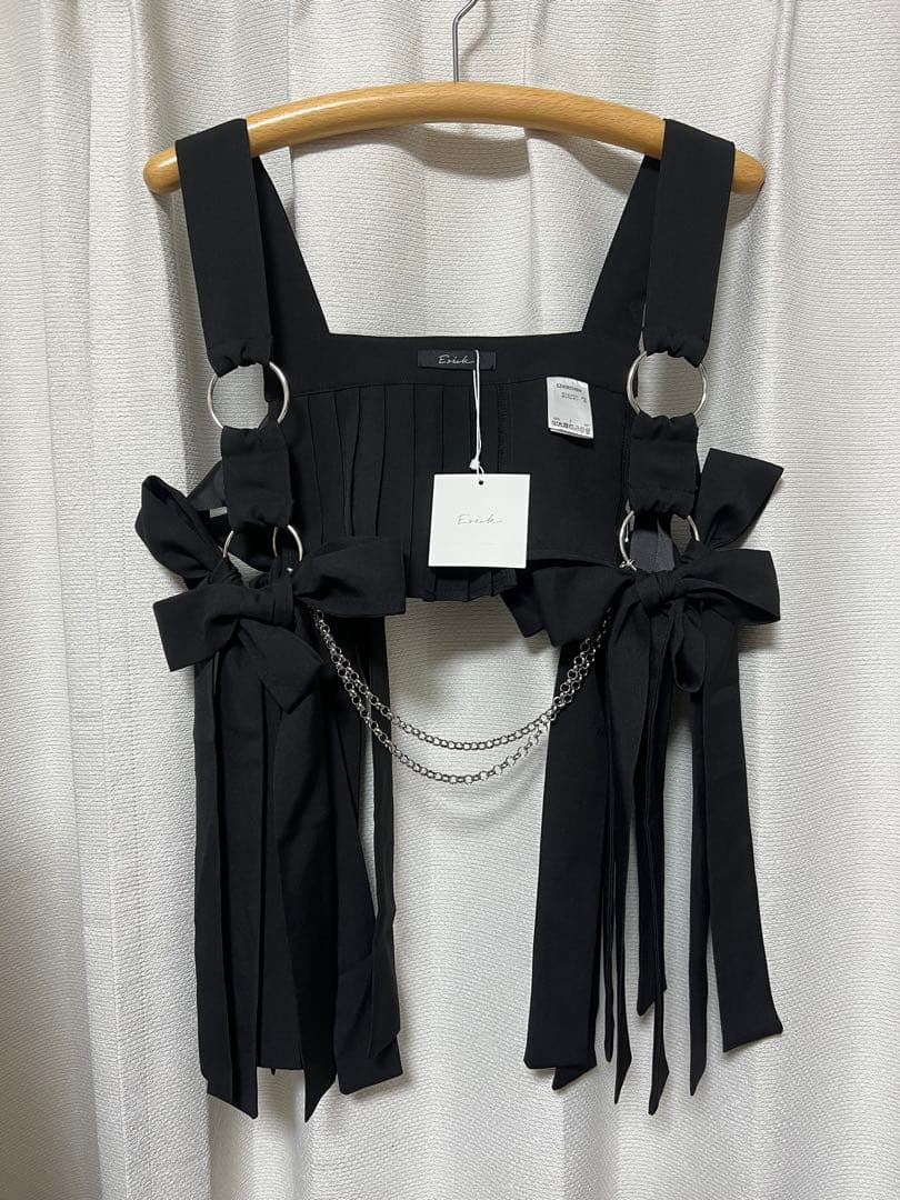 【新品タグ付き】Ribbon noir 2way プリーツメロウハーネス