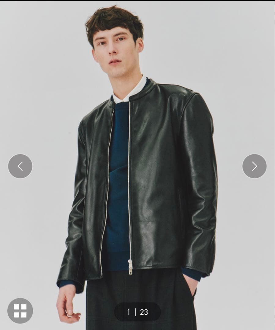 じゅんさん専用【新品未使用】UNITEDTOKYO ラムレザーシングルジャケット