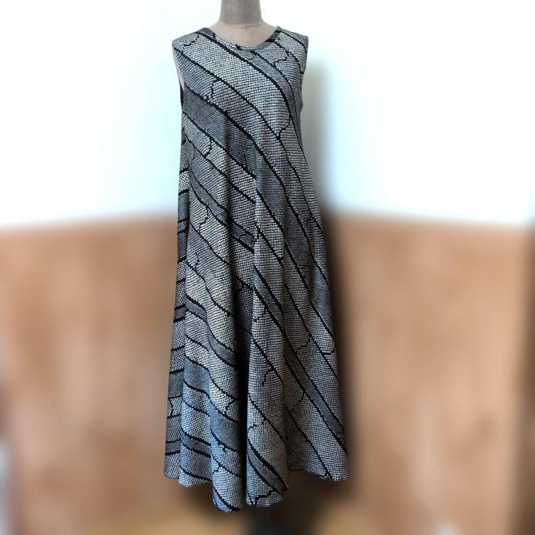 着物リメイクワンピース♪22♪総絞り♪122cm