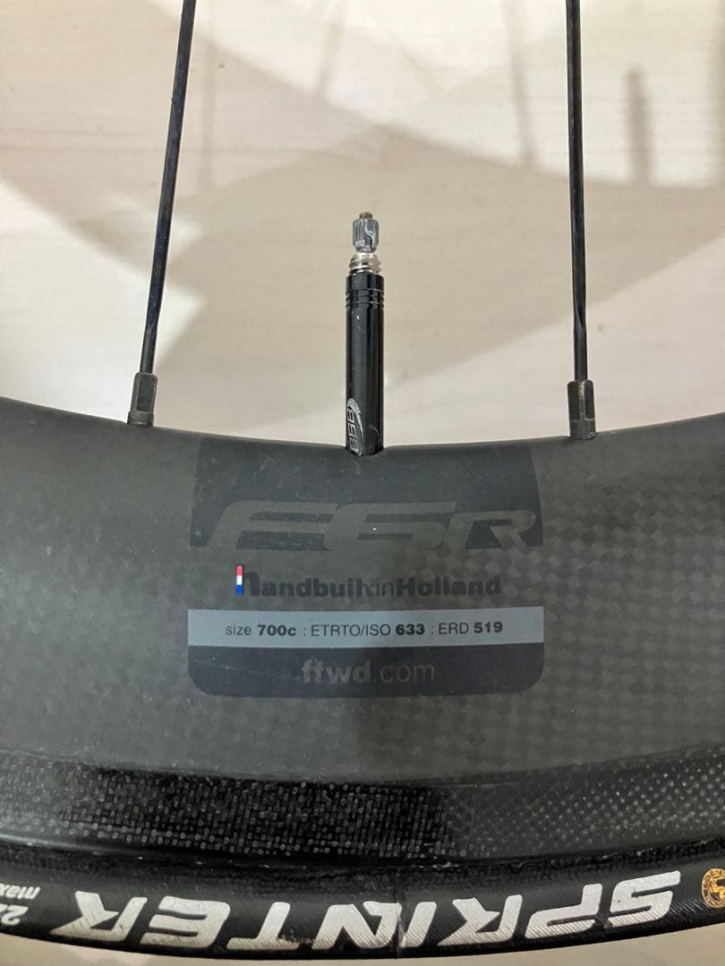 FFWD F6R チューブラーカーボンホイール　スプロケなし