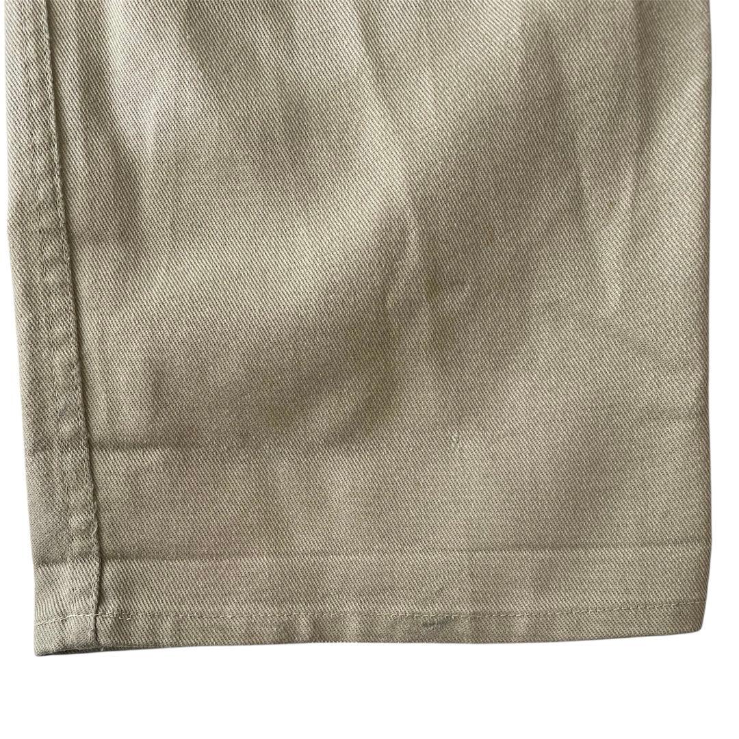 90s BEN DAVIS USA製 フリスコ パンツ ベージュ W32