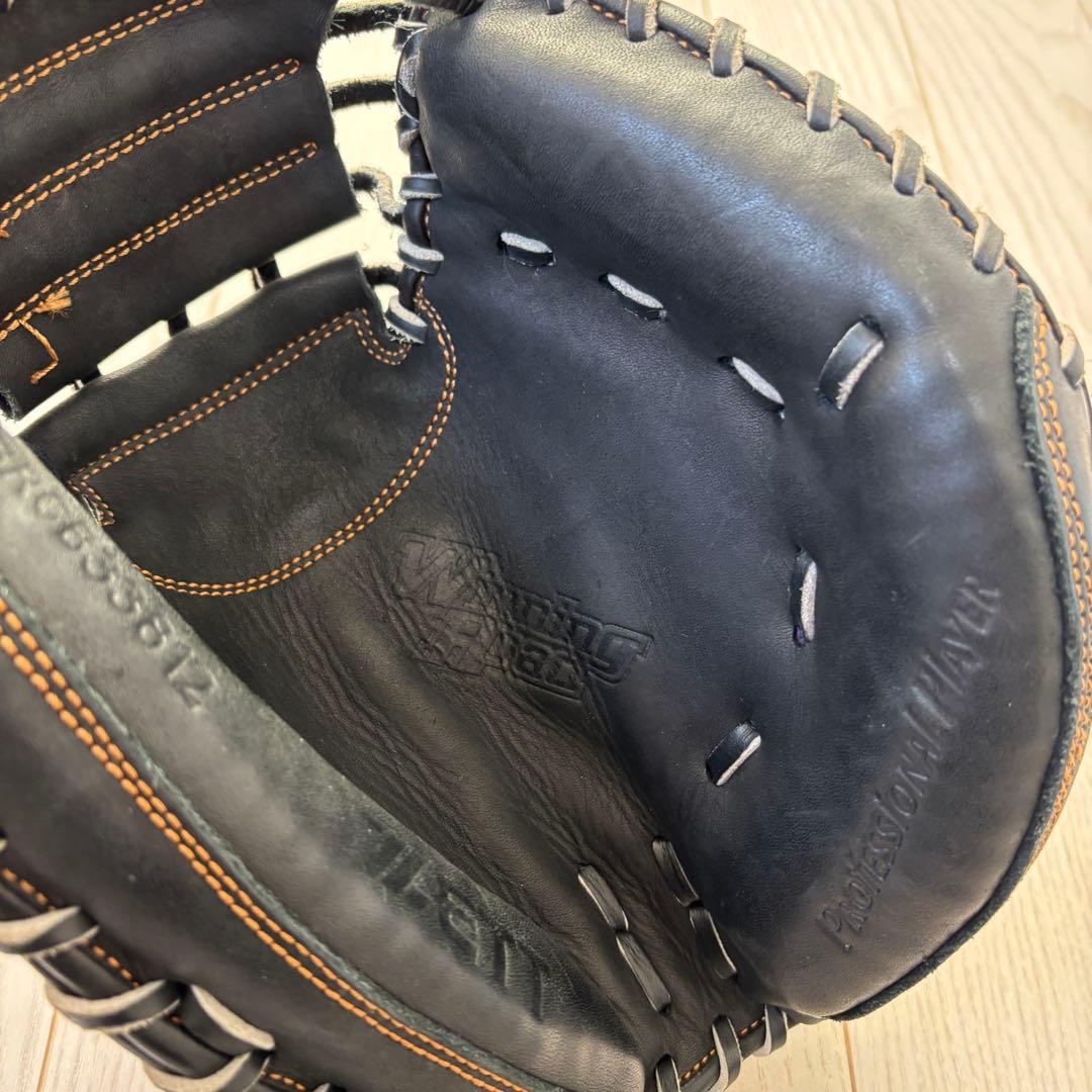 ZETT 軟式グローブ 黒 レザー キャッチャーミット ゼット