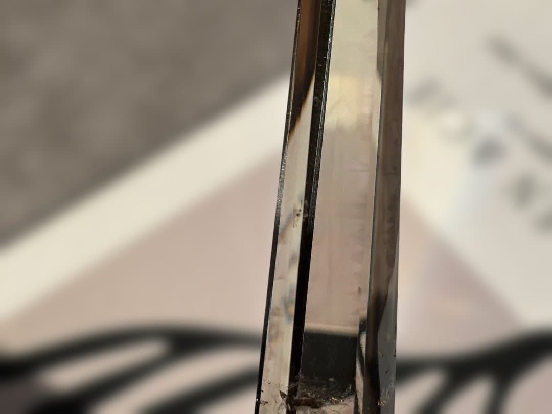 《シャンパンシトリン＊ファントム入りポイント　虹＆スタンド付き》